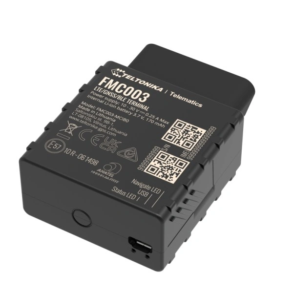 Teltonika FMC003 tracker Dispositivo plug and play avanzato con parametri LTE e OEM